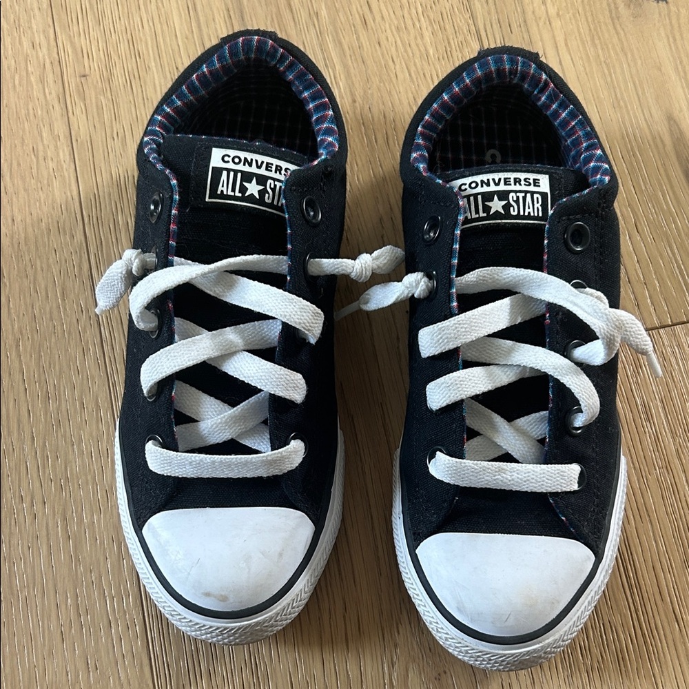 Converse Kids Black and White Sneakers